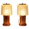 Czechoslovakian Copper Table Lamps by Kamenický Šenov, 1970s, Set of 2, Image 2