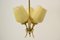 Lámpara de araña checoslovaca Mid-Century, años 60, Imagen 7