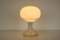 Lámpara de mesa de vidrio de Valasske Mezirici, años 70, Imagen 8