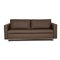 Gray Signet Paule Leather Three-Seater Sofa with Sleeping Function, Image 1