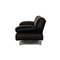 Black Leather Gaetano 687 Two-Seater Sofa with Relax Function from WK Living 11