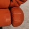 Orange Multi Fabric Three Seater Sofa with Sofa Bed Function from Ligne Roset 5