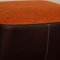 Orange Isa Fabric Stool from Walter Knoll / Wilhelm Knoll 3