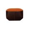 Orangefarbener Isa Hocker von Walter Knoll / Wilhelm Knoll 7