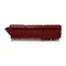 Wine Red Brühl Moule Fabric Corner Sofa with Function 10