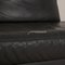 Gray Leather 6600 Three-Seater Couch by Rolf Benz 3