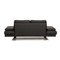 Gray Leather 6600 Three-Seater Couch by Rolf Benz 8