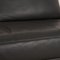 Gray Leather 6600 Three-Seater Couch by Rolf Benz 3