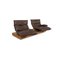 Gray Leather Free Motion Epos 3 Two-Seater Couch Elec. Relaxation Function from Koinor 3