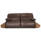 Gray Leather Free Motion Epos 3 Two-Seater Couch Elec. Relaxation Function from Koinor 1