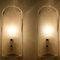 Lampade da parete in ottone e vetro di Murano soffiato a mano di JT Kalmar, anni '60, Immagine 12