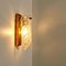 Italian Gold Glass Murano Wall Sconces by Barovier & Toso, Set of 2 7