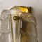 Italian Gold Glass Murano Wall Sconces by Barovier & Toso, Set of 2 8