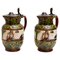 Pottery Jugs from Imperiale Royale, NIMY, Belgium, Set of 2 1