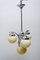 Lámpara de araña Art Déco de tres brazos, años 30, Imagen 4