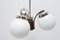 Lámpara de araña Art Déco de tres brazos, años 30, Imagen 7