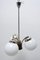 Lámpara de araña Art Déco de tres brazos, años 30, Imagen 6