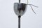 Lámpara de araña Art Déco de cromo y madera, años 30, Imagen 12