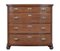 19th Century Bow Front Oak Chest of Drawers, Image 10