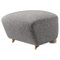 Grey Natural Oak Sahco Zero the Tired Man Footstool from by Lassen 1