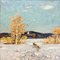 Dmitrij Kosmin, Winter Landscape, 1984, Öl auf Leinwand 1