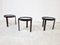 Vintage Trittico Side Tables from Porada, 1970s, Set of 3 6
