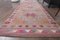 Vintage Turkish Pink Oushak Anatolian Wool Carpet Runner Rug 2