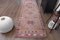 Vintage Turkish Pink Oushak Anatolian Wool Carpet Runner Rug, Image 1