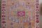 Alfombra de pasillo turca vintage de lana anatolia rosa, Imagen 7