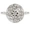 Bague Diamant en Or Blanc 18K, 1920s 1