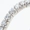 French Modern Wedding Ring in 18K White Gold with Diamonds, Image 5