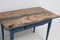 19th Century Swedish Gustavian Style Blue Country Desk 9