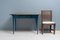 19th Century Swedish Gustavian Style Blue Country Desk 4