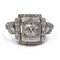 Antique Art Decò Ring in Platinum with Diamond, 1930s 1