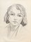 Stéphanie Caroline Guerzoni, Portrait de femme, 1922, Charcoal on Paper 1
