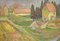 Charles L'Eplattenier, Village, 1910, óleo sobre madera, Imagen 1