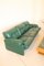 Italian Forest Green Leather Coronado Sofa by Tobia Scarpa for B&b, 1970s 2