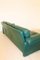 Italian Forest Green Leather Coronado Sofa by Tobia Scarpa for B&b, 1970s 4
