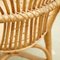 Mid-Century Modern Bamboo and Rattan Chair, 1960s, Set of 4 5