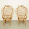 Mid-Century Modern Bamboo and Rattan Chair, 1960s, Set of 4 2