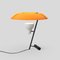 Lámpara de mesa modelo 548 de latón bruñido con difusor naranja de Gino Sarfatti para Astep, Imagen 12