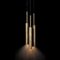 Brass Spell 3 Ceiling Lamp by Johan Carpner for Konsthantverk Tyringe 1, Image 3