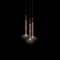 Lampada da soffitto Spell 3 in ottone di Johan Carpner per Konsthantverk Tyringe 1, Immagine 6