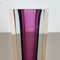 Italian Faceted Murano Glass Sommerso Vases by Flavio Poli, 1970s, Set of 2, Image 12