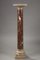 19th Century Red and Grey Marble Column, Image 2
