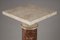 19th Century Red and Grey Marble Column 7