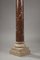 19th Century Red and Grey Marble Column, Image 12