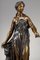 Allegory of Strength Sculpture, End of the 19th-Century, Patinated Bronze 3