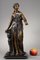 Allegory of Strength Sculpture, End of the 19th-Century, Patinated Bronze 2