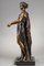 Allegorie der Kraft Skulptur, Ende 19. Jh., Patinierte Bronze 10